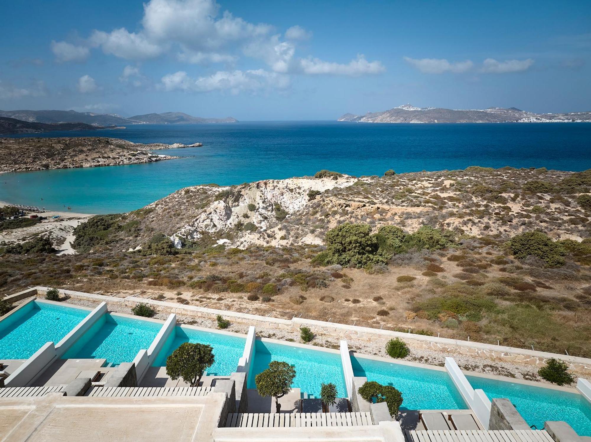 Hotel Milos Sea Resort Adamantas  Bagian luar foto