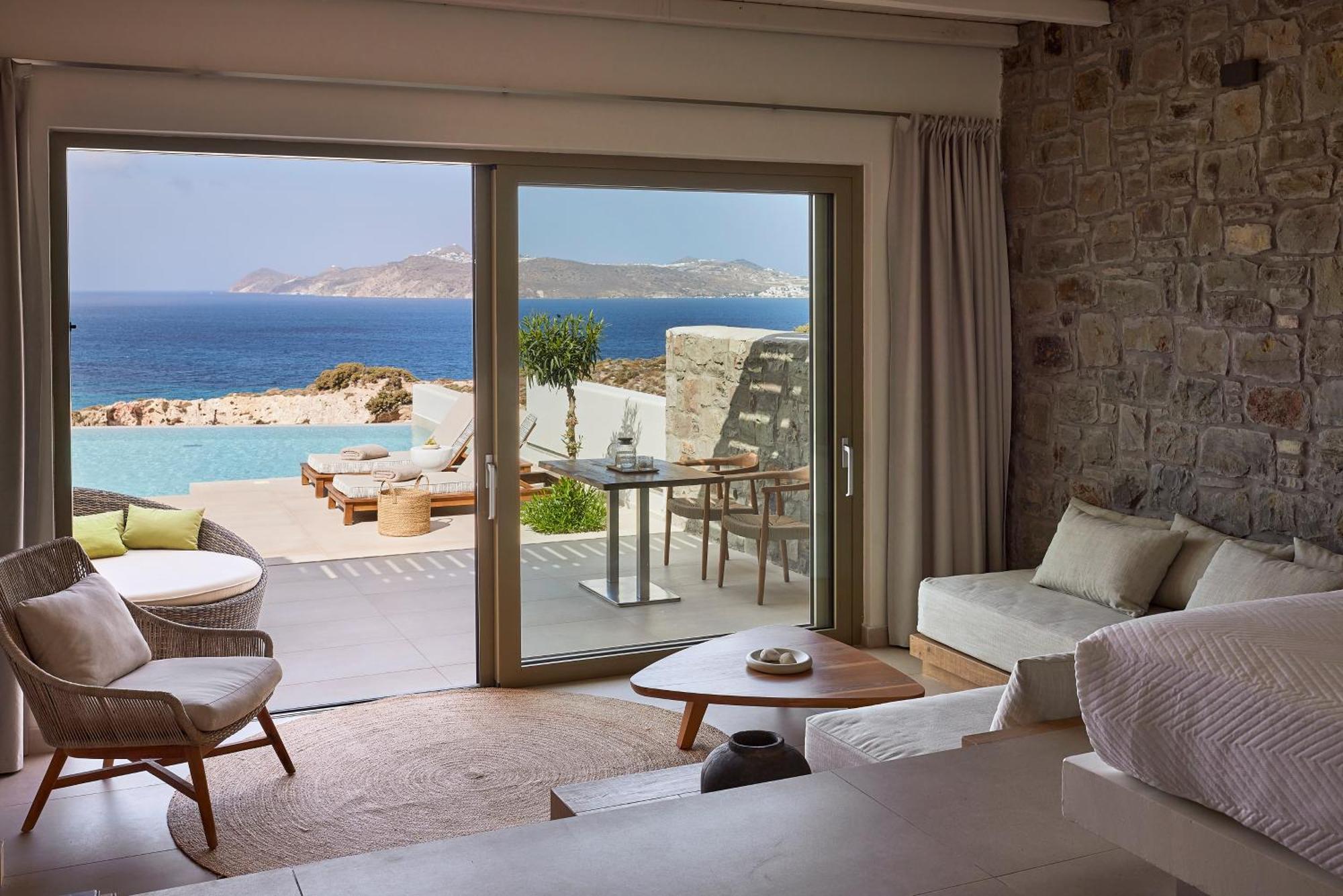 Hotel Milos Sea Resort Adamantas  Bagian luar foto